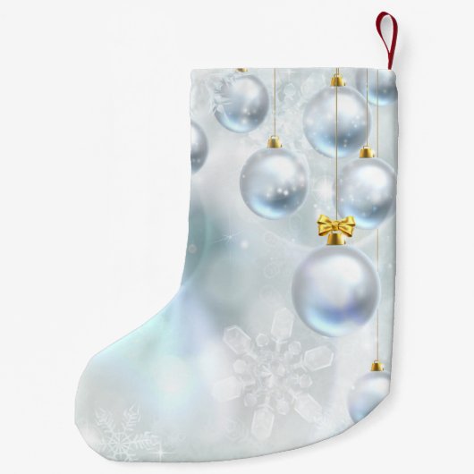 Kerstfeestdag met kerstfeestdag kleine kerstsok (Achterkant)