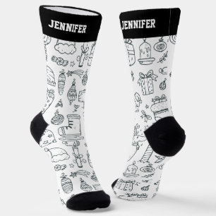 Kerstfeestdag met kerstfeestdag sokken