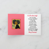 Kerstfeestdag met kerstfeestelijke feestdag kaart (Binnen)