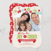 Kerstfeestdag met kerstfotokaart feestdagenkaart (Voorkant / Achterkant)