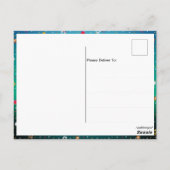 Kerstfeestdag met Kerstmis en Kerstmis Briefkaart (Achterkant)