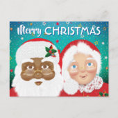 Kerstfeestdag met Kerstmis en Kerstmis Briefkaart (Voorkant)