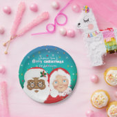 Kerstfeestdag met Kerstmis en Kerstmis Papieren Bordje (Feest)