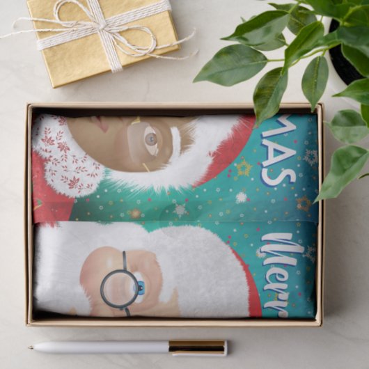 Kerstfeestdag met Kerstmis en Kerstmis Tissuepapier (Geschenk)