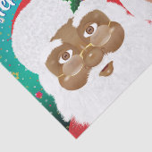 Kerstfeestdag met Kerstmis en Kerstmis Tissuepapier (Detail)