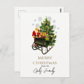 kerstfeestdag met kerstmis en sint-jansbrood briefkaart (Voorkant / Achterkant)