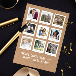 kerstfeestdag met kraft Memory Book
