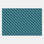 Kerstfeestdag met liefdeskennis en lichthartpatroo inpakpapier vel (Voorkant 3)