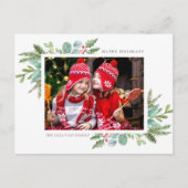 Kerstfeestdag met Lijst Briefkaart (Voorkant)