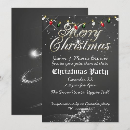  kerstfeestdag met meer dan één kerstdag kaart (Voorkant / Achterkant)