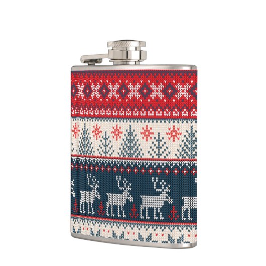 Kerstfeestdag met noordse feestdag heupfles (Links)