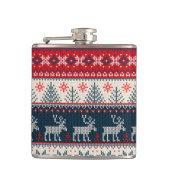 Kerstfeestdag met noordse feestdag heupfles (Voorkant)