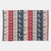 Kerstfeestdag met noordse feestdag theedoek (Horizontaal)