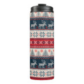 Kerstfeestdag met noordse feestdag thermosbeker (Voorkant)