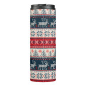 Kerstfeestdag met noordse feestdag thermosbeker (Achterkant)