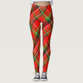 kerstfeestdag met patroonpatroon leggings (Voorkant)