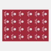 Kerstfeestdag met Pickleball als dekblad Inpakpapier Vel (Voorkant 2)