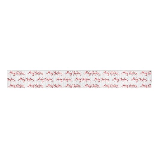 kerstfeestdag met ribbon grosgrain lint (Voorkant)