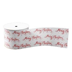 kerstfeestdag met ribbon grosgrain lint