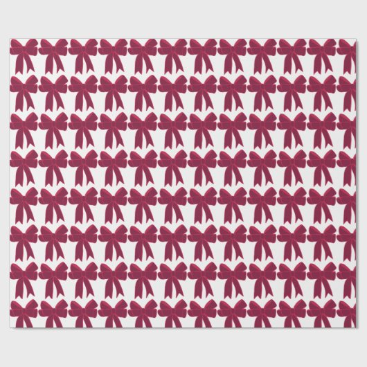  kerstfeestdag met rode boe cadeaupapier (Vlak)