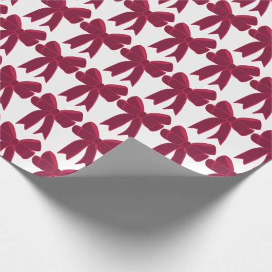  kerstfeestdag met rode boe cadeaupapier (Hoek)