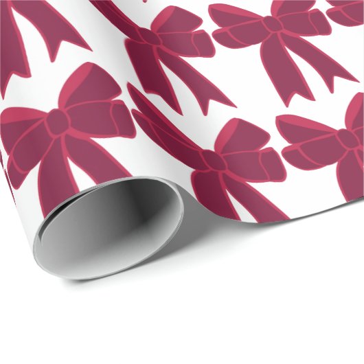  kerstfeestdag met rode boe cadeaupapier (Rol Hoek)