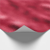 kerstfeestdag met rode Folie Cadeaupapier (Hoek)