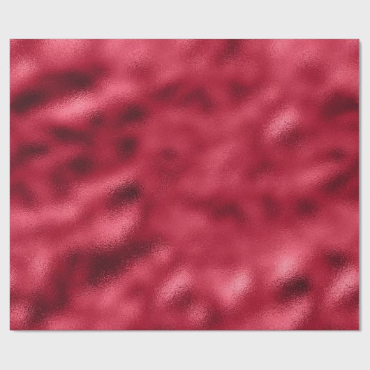 kerstfeestdag met rode Folie Cadeaupapier (Vlak)