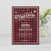 kerstfeestdag met rode kerstmis kaart (Staand voorkant)