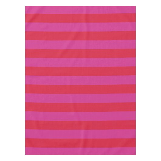 Kerstfeestdag met rode roze en rode strepen tafelkleed (Voorkant)