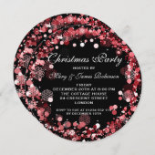 Kerstfeestdag met rood kaart (Voorkant / Achterkant)