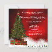 Kerstfeestdag met ruiters kaart (Voorkant)