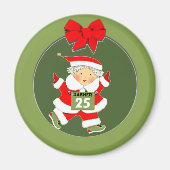 Kerstfeestdag met Runner Magneet (Voorkant)