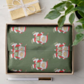 Kerstfeestdag met Runner Tissuepapier (Geschenk)