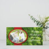 kerstfeestdag met Sjabloon voor kerstdagen Afbeeld (Staand voorkant)