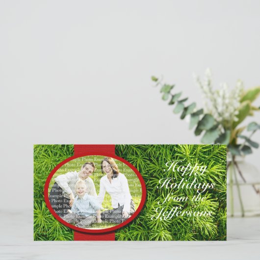 kerstfeestdag met Sjabloon voor kerstdagen Afbeeld (Staand voorkant)