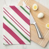 kerstfeestdag met snoepriet theedoek (Quarter Fold)