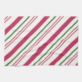 kerstfeestdag met snoepriet theedoek (Horizontaal)