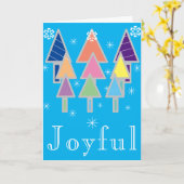 kerstfeestdag met speciale kaart (Gele Bloem)