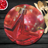 Kerstfeestdag met ster papieren bordje