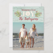 Kerstfeestdag met tropische kerstfeestdag kaart (Voorkant)