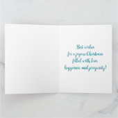 Kerstfeestdag met Waterverf met handschilderen Kaart (Binnen)