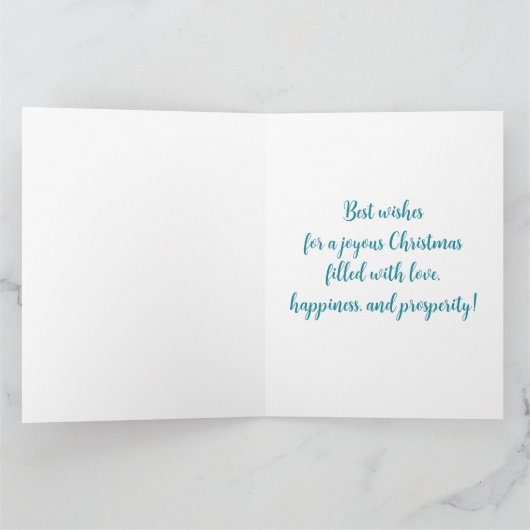 Kerstfeestdag met Waterverf met handschilderen Kaart (Binnen)