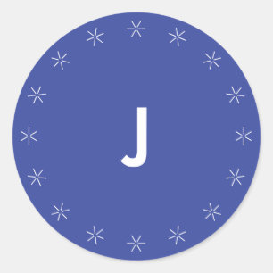 Kerstfeestdag met wonderen ronde sticker