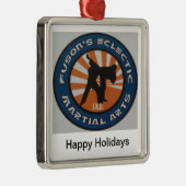 Kerstfeestdag Metalen Ornament (Rechts)