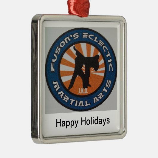 Kerstfeestdag Metalen Ornament (Rechts)