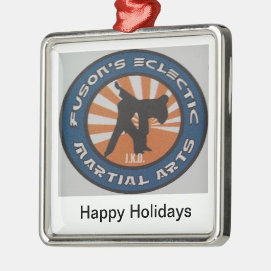 Kerstfeestdag Metalen Ornament (Links)