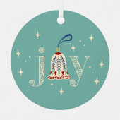 Kerstfeestdag Metalen Ornament (Voorkant)