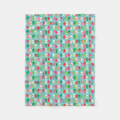 Kerstfeestdag Mittens Pattern Fleece Deken (Voorkant)