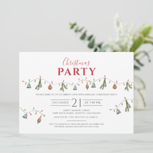 Kerstfeestdag Modern Rustic Kaart (Staand voorkant)